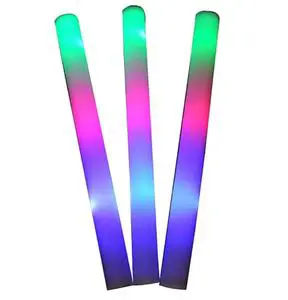 Glow Foam Sticks Rave Party Favors Light up Baton Wands Wedding Birthday Concert Halloween Christmas Decorations