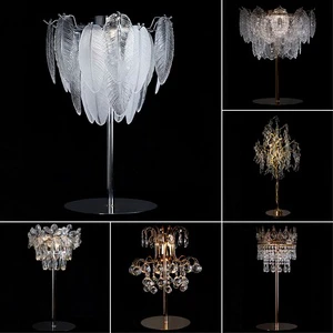 Crystal Flower Arrangement Wedding Props Glowing Road Guide Iron Art Table Decoration Wedding Centerpieces Table Decorations