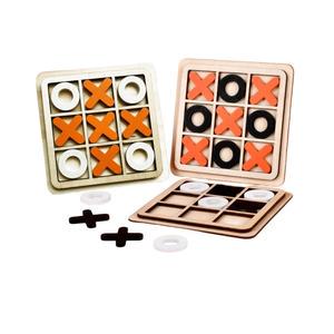 Wholesale Early Educational Toddler Wooden Tic-Tac-Toe & Xo Chess Board Game Toys Party Event Supplies for Kids