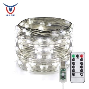 Remote Control Usb Copper Cable Light String 8 Features Low Voltage Star Lights Christmas Decoration Led Light String