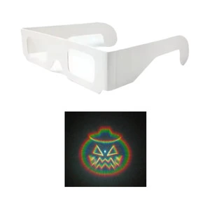 Octopus PD50 Paper Pumpkin Diffraction Glasses-Firework Viewing Party Eyewear with PET Lenses