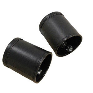 Durable Pu Leather Dice Cup Fashion Dice Organizer Party Dices Shaker Entertainment Supplies for Party KTV Game