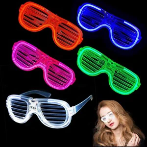 Flashing LED Light up Glasses Night Event Concert Cheering Props Neon Party Decoration Glasses