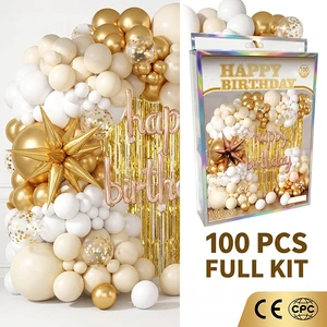 Wholesale Custom Box Packed Balloon Arch Set Fringe Curtain Decor BalloonArch Kit for Birthday Wedding Party CE/CPC Certified