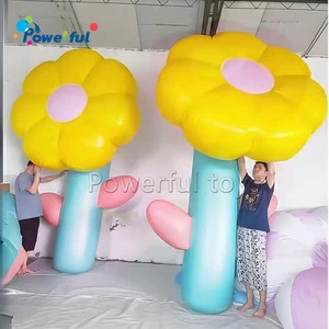Wedding Stage Advertising Balloons Inflatable Flower Party Decoration With Giant Inflatable Flower Plants