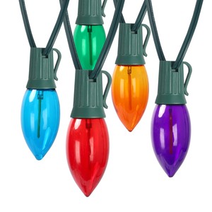 110V RGB LED Decorative Christmas Lights Outdoor Hanging Lamp for House Decoration Nativity Scene Lighting