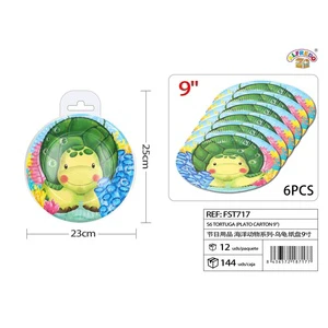 Turtle Paper Plate (S6) - Party Supplies