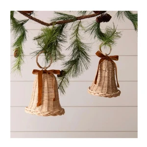 Large Wicker Christmas Tree Stand Base Natural Rattan Woven Art Indoor Outdoor Decor Global Supplier sets