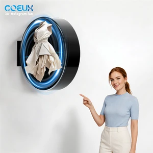 3D Hologram Light Box Double-sided For Restaurant Cafe Store Advertising Outdoor LED LightBox Business Sign Display Photo Booth