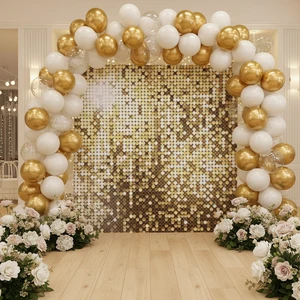 OEM ODM Custom Photobooth Party Decoration Foldable Tension Fabric Wedding Event Backdrop Photobooth Background with Stand