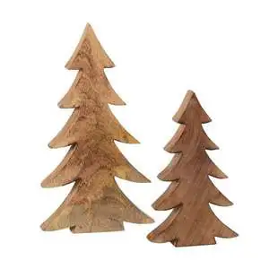 High Quality Luxury Wooden Christmas Tree Stand Eco-Friendly Customizable Size & Color Christmas Gifts
