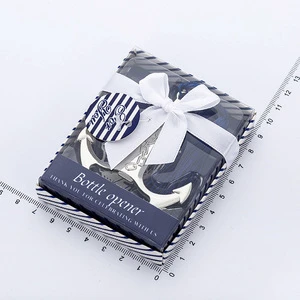 Party Favors Wedding Souvenir Personalized Anchor Bottle Opener Gift Presents for Baby Shower Guest Giveaways