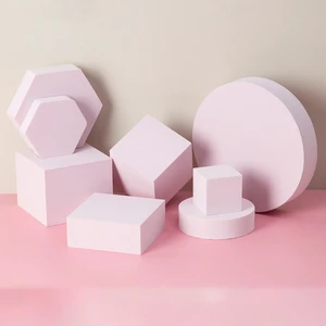 Wholesales Best Selling 8 in 1 Different Sizes Geometric Cube Photography Props