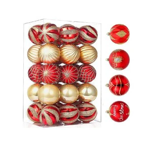 OEM ODM Custom Baubles Party Decoration Holiday Supplies Wholesale Matte Glass Christmas Ball Led Christmas Ornaments Ball