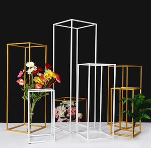Rectangular Frame Four-piece Wedding Props Wrought Iron Square Frame Wedding Stage Layout Decoration