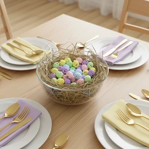 SANWEI Factory Price Reusable Portable Photo Props Bird Nest Decor Artificial Foam Easter Eggs for Easter Decoration