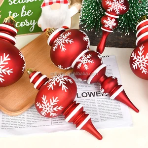 High Quality 35cm Plastic Electroplating Christmas Ball Ornaments Shatterproof Baubles Customizable Color Christmas Tree