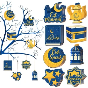 Eid Mubarak Decor Ramadan Ornaments Hanging Ornaments Ramadan Mubarak Ornaments Eid Party Supplies