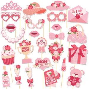 Mother's Day Theme Photography Props Happy Mother's Day Fun Party Decoration Prop Set