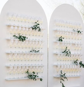 Factory Price Wedding Champagne Wall Decorative Backdrop Elegant Party Decorations for Ceremonies