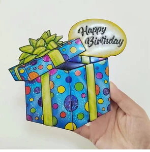 Factory Customized 3D PVC Happy Birthday Party Puffy Wall Sticker for Decoration