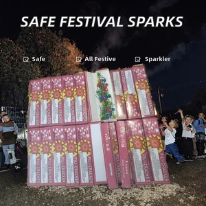 Halloween and Christmas Novelty Paper Toys Spark Effect Multi-color Show Fireworks Crackers for Children New Year Festivities