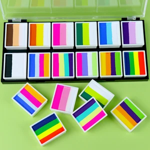 GP Water-Based Body and Face Paint Non-Toxic Quality Washable Facial Paint Palette for Makeup Party Cosplay Kids Face Painting