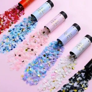 Birthday & Wedding Sparkler Fountain Confetti Cannon Party Popper With Photo Props for Celebration Atmosphere