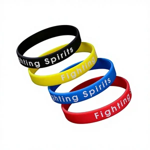 Factory Spot Supply G0180 Silicone Wristband Fighting Spirits Brave Men's Women's Inspirational for Wedding Birthday Festival