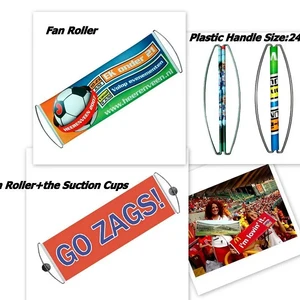 Customized Advertising Telescopic Flag; Plastic Banner Flag; Concert and Music Festival Event Flag.