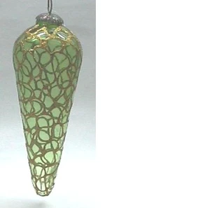 Glass Christmas Hanging Decoration Festive Ornament for Interior Decor