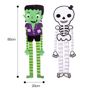 2024 New Paper 80*20cm DIY Halloween Decorations Creative Paste Toys for Children's Party Supplies