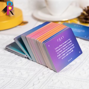 Customized OEM Printing Poker Size Educational Flash Game Playing Cards Full Color Box A Question Memory Card Deck