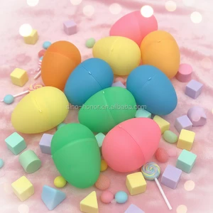 Plastic Colorful Classic Artificial Letterpress Printed Easter Eggs Decoration