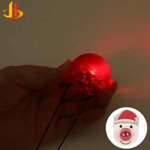 Red Nose Plastic Novelty Party Supplies with LED Light for Halloween Christmas Diwali Birthday & New Year