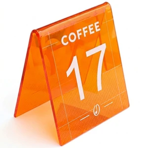 Acrylic Desktop Number Plate Desktop Table Setting Advertising Sign bar Restaurant A-type Seat Number Acrylic Advertising Boards