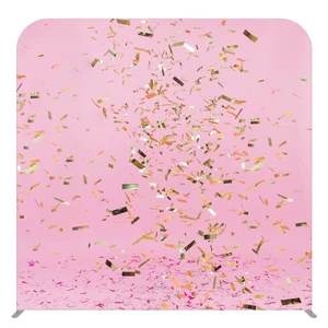 Party Wedding Events Backdrop Banner Aluminum Pillow Case Photo Booth Backdrop Tension Fabric Display Stand for Photography