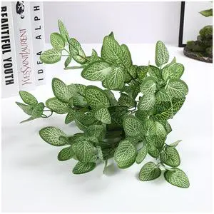 Artificial Plant Chinese Customized Potted Green Wall Ornaments Wedding Decor Plastic Material Mini Size Eco-Friendly