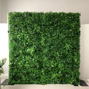 O-G01 Roll up Grass Wall Decor Hot Sale Artificial Plant Wall High Quality Green Grass Backdrop Wall for Events Wedding Decor