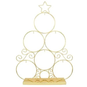 Luxury Gold Display Stand Modern Gold Color Stylish Luxury Fancy Disple Stand for Sale Christmas Tree Stand Decoration Supply