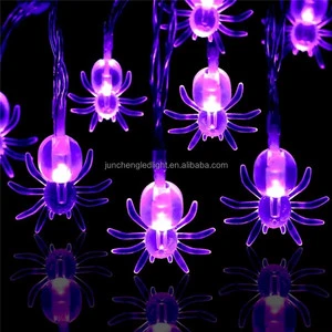 Halloween Decoration Home Ornaments Battery Operated Orange Pumpkin Led Fairy String Lamp Indoor Decoration
