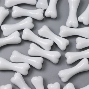 500PCS Wholesale Halloween Supplies Halloween Bone Shape Props Acrylic Beads Gems Halloween Decoration Accessories