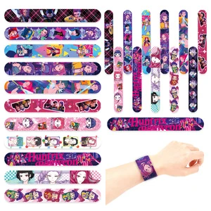 New Cartoon Pai Pai Ring Children's Birthday Party Gift Bracelet Cute and Colorful PVC Wristband