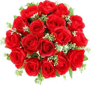 Wholesale Wedding Artificial Flower Rose Bouquet Wedding Table Centerpiece Party Decoration