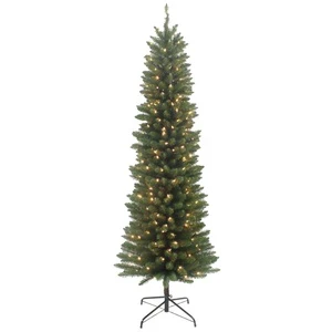 3ft-9ft High Quality Modern Artificial Christmas Tree Metal Stand Customizable PE Pvc Mix Eco-Friendly Tree Decoration Led