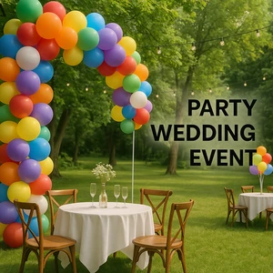 Wholesale Eco-friendly Glossy Wedding Christmas Easter Cluster First Birthday Party Decorations Set Latex Inflatable Balloon