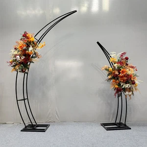 High Quality Modern Acrylic & Glass Metal Table Centerpieces Custom-Size Wedding Flower Stands