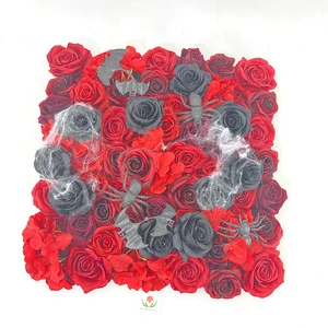 New Design High Quality Artificial Flower Wall Cloth Base 8*8 Feet for Wedding and Event Decor