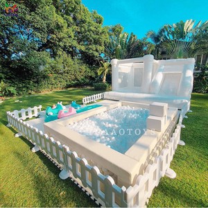Hot Sale CE Certified Inflatable Kids Party Rental Equipment Small Ball Pit Double Foam Mats Indoor Soft Play Puzzle Mat
