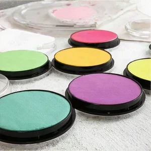 20g 8-Color Environmental Protection Water Activated Skin Harmless Natural Plant Face Body Paint for Kids Party Body Painting